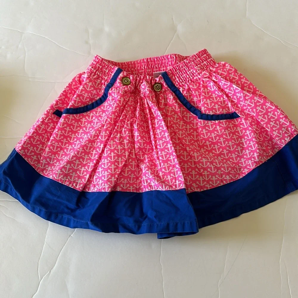 Gymboree Girl’s Bundle of buttons 2 shorts 1 skirt and 1 Skort size 5 5t